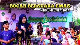 JOMPONG BERSHOLAWAT BERSAMA NING UMI LAILA  SUARA EMASNYA BIKIN JATUH CINTA