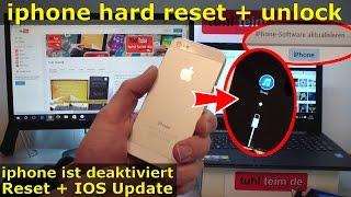 iPhone hard reset - restore factory settings & update - even when phone is locked