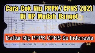 Cara Cek Nip PPPK CPNS 2021 Di HP Mudah Banget