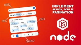 Implement Search Sort Filter and Pagination Rest API With Node JS   Express  MongoDB