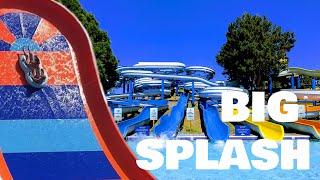 Big Splash Waterpark Vancouver All Waterslides POV Vancouver British Columbia Canada