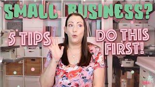 DO THIS BEFORE STARTING A SMALL BUSINESS  SMALL BUSINESS TIPS  ETSY SHOP OWNER INSIDE INFO