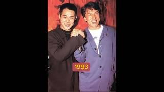 Jet Li vs Jackie Chan Through the Years 1983 -2023 #shorts  #transformation