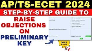 Step-by-step guide To Raise Objections on APTS-ECET 2024 Preliminary Key
