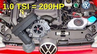 VW UP GTI 1.0 TSI Turbo Upgrade LM200 Stage 3 Hybrid Tuning by Ladermanufaktur GmbH