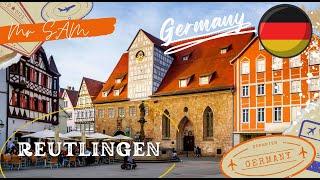Trip to Reutlingen Germany  Walking Tour 4K Ultra HD