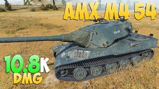 AMX M4 54 - 5 Kills 10.8K DMG - Almost a record - World Of Tanks