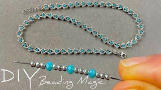 How to Make Beaded Necklace with Seed Beads Beads Jewelry Making