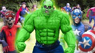 Zombie Hulk VS Superheroes VS Squid Game