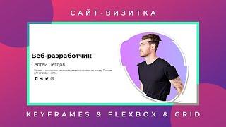 Создаем адаптивный сайт-визитку  HTML & CSS туториал