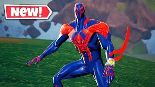 NEW SPIDER-MAN 2099 Skin Gameplay In Fortnite