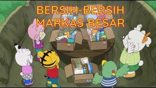 Bersih-Bersih Markas Besar  Kartun Anak Bahasa Indonesia  Shimajiro Bahasa Indonesia