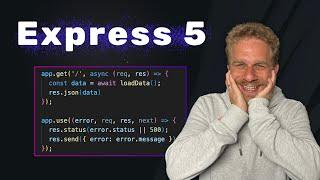  Express.js 5 is here since a month already actually