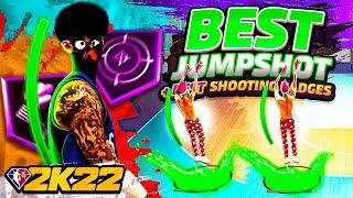 BEST JUMPSHOT FOR ALL BUILDS IN NBA 2K22 - BEST SHOOTING BADGES FOR GUARANTEED 100% GREENS