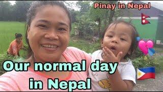 pinay married to a nepalese man our normal day in nepal