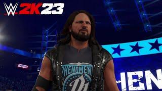 WWE 2K23 - AJ Styles Entrance Signature Finisher