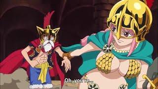 Moment luffy Meet Rebecca In Dressrosa One Piece