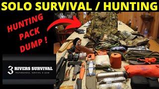 Solo Survival Hunting 2023 Hunting Gear and Pack Dump