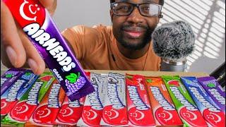 ASMR EATING AIRHEADS CANDY  Assorted flavors   ASMR TY  MUKBANG