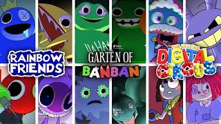 ALL Transformation of Rainbow Friends Garten of banban and The amazing digital Circus 2023 COMP