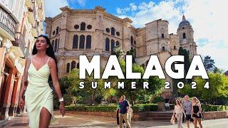 Malaga City Spain Fantastic City Summer 2024 June Update Costa del Sol  Andalucía 4K