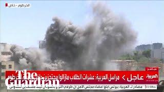 Sudan blast in Khartoum caught on live TV