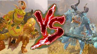 Bile Trolls VS Norscan Ice Trolls. Total War Warhammer 3