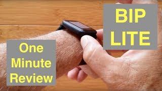 XIAOMI HUAMI AMAZFIT BIP LITE Fitness Smartwatch Always On Screen Missing GPS One Minute Overview