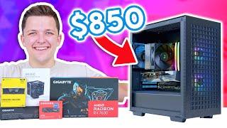 The BEST $850 Gaming PC Build 2023  Budget Build Guide w Benchmarks