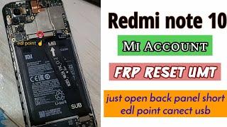 redmi note 10 mi account remove  redmi note 10 frp remove one click umt