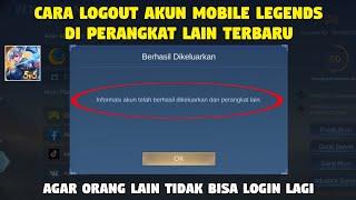 CARA LOGOUT AKUN MOBILE LEGENDS DI SEMUA PERANGKAT LAIN TERBARU