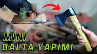 MAKING A MINI CAMPING AX FROM SCRAP MATERIALS How to Make a Mini Camping Axe?