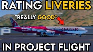 Rating EVERY Special Livery in Project Flight ROBLOX