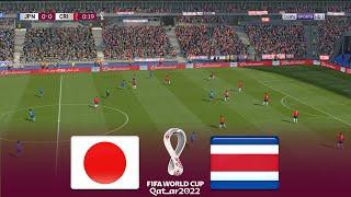 JAPAN vs COSTA RICA  FIFA World Cup 2022  27 November 2022  Full Match  PES Gameplay