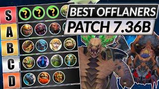 NEW OFFLANE TIER LIST Patch 7.36B - Best Position 3 Heroes RANKED - Dota 2 Guide