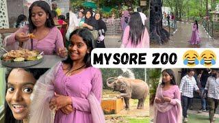 Mysore ZooRakshita Talks #Mysore #mysorezoo #karnataka #rakshita #tulu #tuluvlog