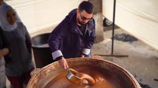 Legendary ancient food SUMALAK in Uzbekistan 24 hours to cook