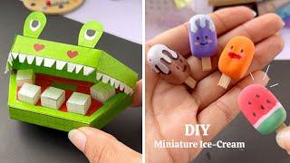 DIY Easy Paper Craft When You’re Bored  Miniature Craft Ideas  school supplies #diy