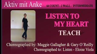 Listen to my heart - Maggie Gallagher & Gary O´Reilly - teach and learn with Anke