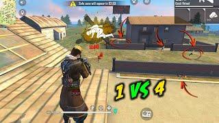 Unbeatable AWM Solo vs Squad OverPower Gameplay - Garena Free Fire