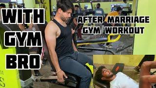 Gym Workout ️‍️ After Marriage  Shivam Relwaniya 