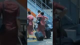 TIK TOK PRAMUGARI CANTIK BATIK LION AIR SEMOGA SELAMAT DAN SAMPAI TUJUANTAKE OFF 