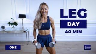 LEG DAY Workout with Dumbbells  Complex Series - Day 1