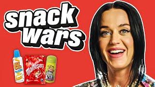 Katy Perry Rates British And American Food  Snack Wars