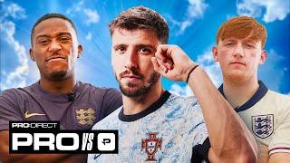 WHAT IS HE DOING?  PRO vs PRODIRECT ft. MAN CITYS RÚBEN DIAS ANGRY GINGE & YUNG FILLY 