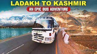 LEH TO SRINAGAR Via Kargil Drass & Zojila Pass - JKRTC Bus Journey  Himbus