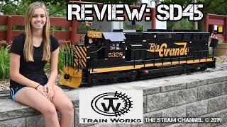 Review  1.6 Scale SD45 Rio Grande Diesel Locomotive