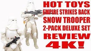 HOT TOYS STAR WARS BATTLEFRONT SNOWTROOPER FIGURE SET REVIEW 4K