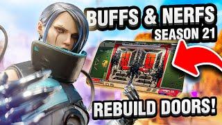 ALL Buffs & Nerfs Apex Legends Season 21 Wingman Floor Loot Insane Catalyst Buff and more