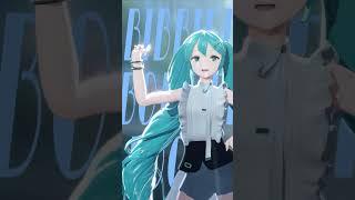 MMD ビビデバ  BIBBIDIBA - YYB Miku NT Casual #shorts #mmd #初音ミク